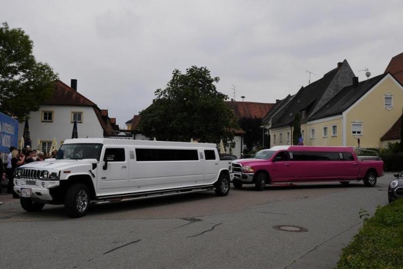 Edle Anreise beim Schülerabschlussball
